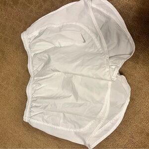 Nike Dri-FIT White Sports Shorts